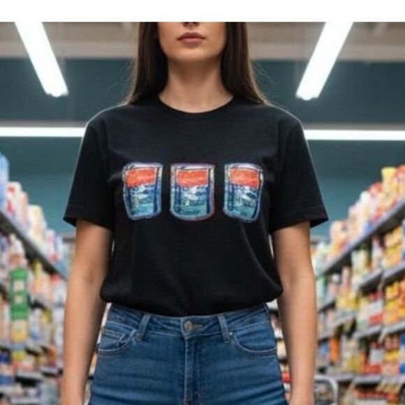 Fucklamode Black Graphic T-Shirt  pre-shrunk  unisex size Small - Picture 2 of 5